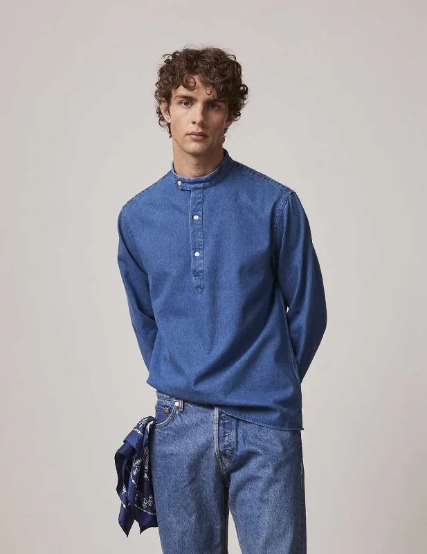 Chemise Palais Royal en denim Long sleeve pajama sets