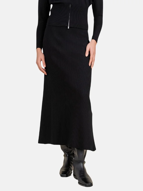 Lazio Skirt in Black Polka dot unclassified skirts