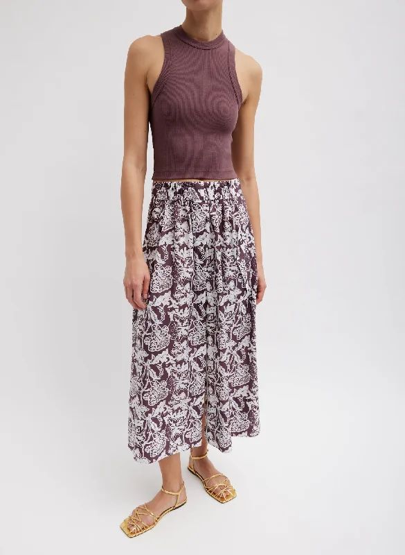 Recycled Nylon Batik Full Skirt Mesh unclassified skirts