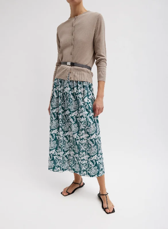 Recycled Nylon Batik Full Skirt Chiffon unclassified skirts
