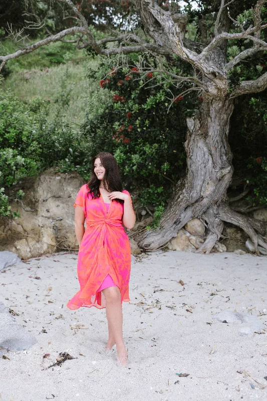 Pink Orange Splash