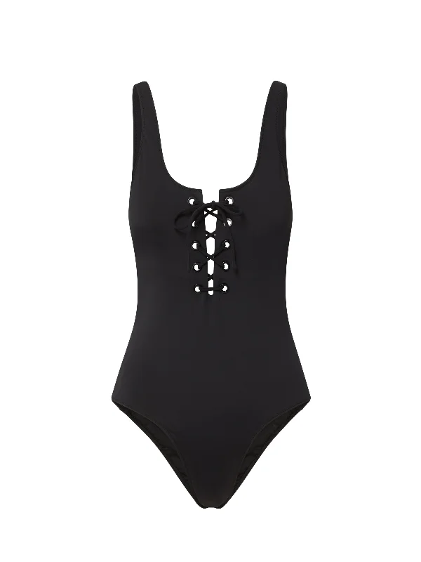 Lindsay One Piece Black Off-shoulder unclassified dresses