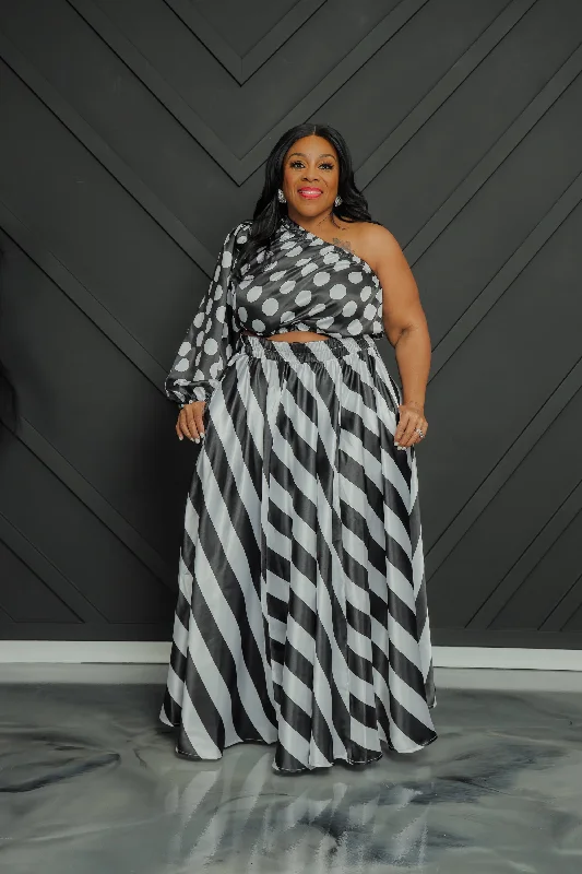 London Mix Print Dress Stylish unclassified dresses