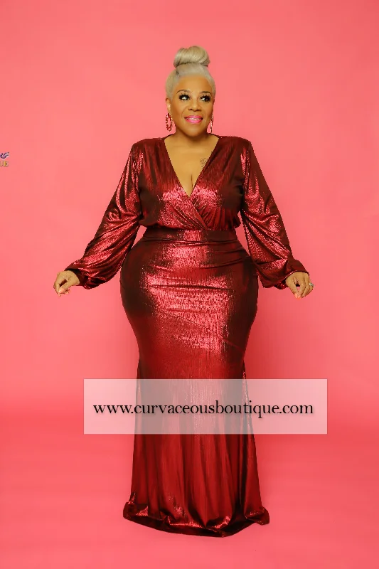 Red Regal Collection Gown High-low unclassified dresses