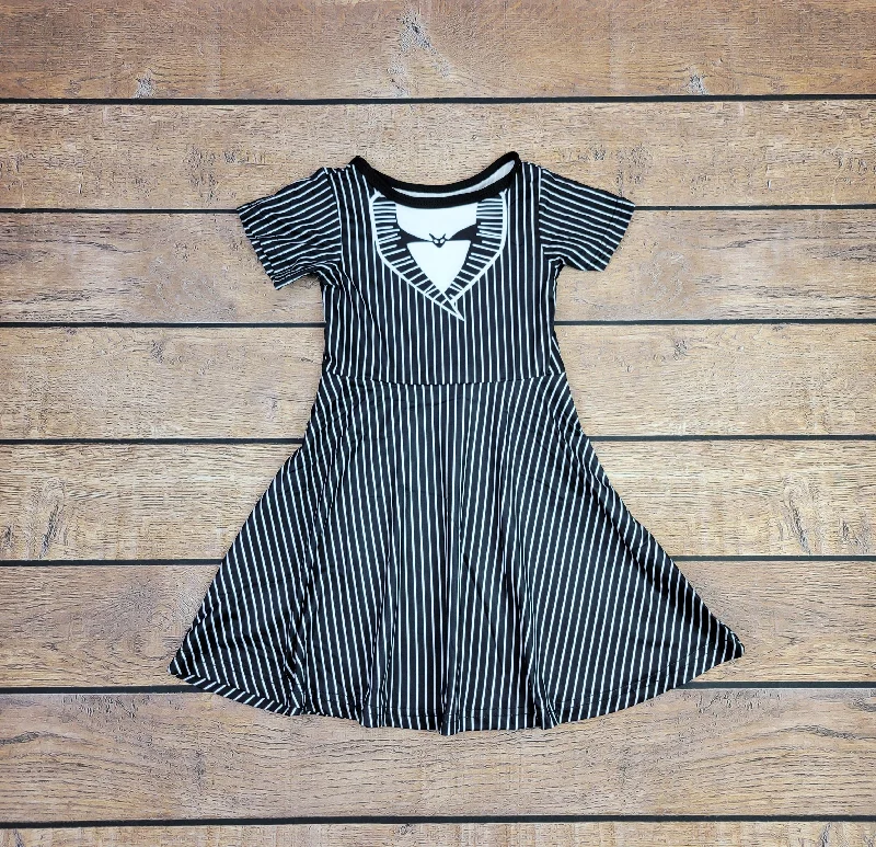 Skeleton Inspired Dress Metallic unclassified dresses