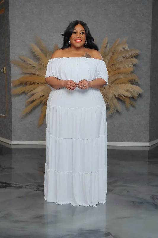 White She's Top Tier Dress Unique unclassified dresses