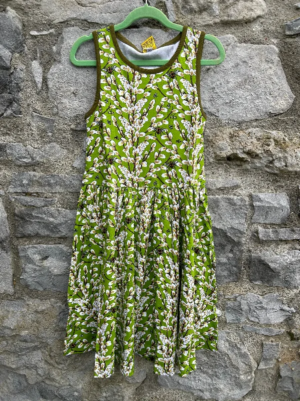 Green willow sleeveless dress  9y (134cm) Wrap unclassified dresses